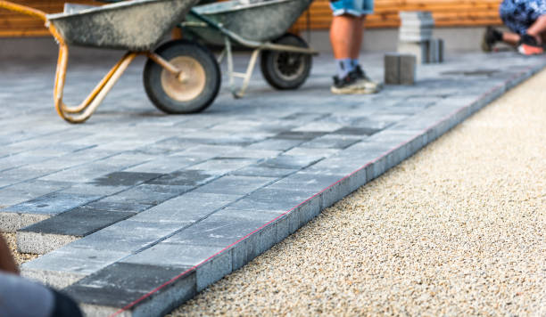 Permeable Paver Driveway in Fairview, MT