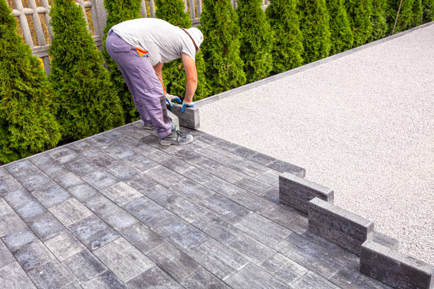 Residential Paver Driveway in Fairview, MT